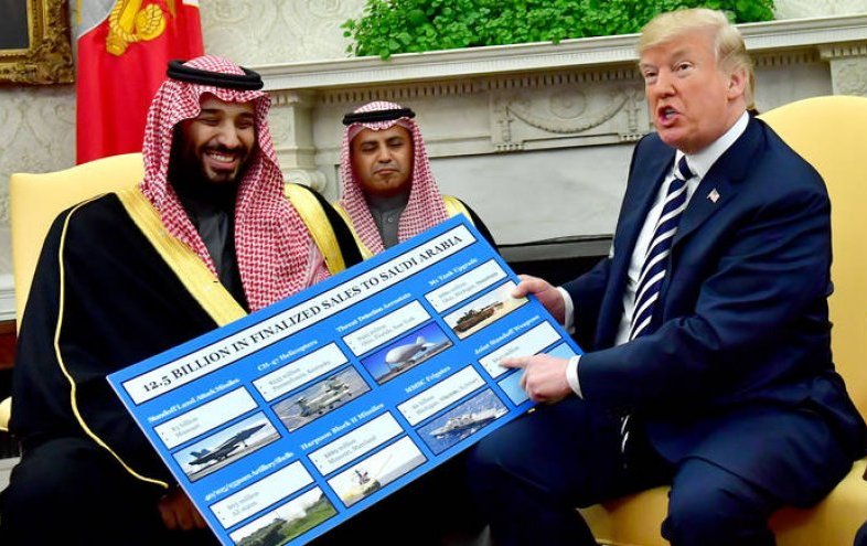ترامب يعتزم إبرام صفقات تسلح جديدة مع السعودية