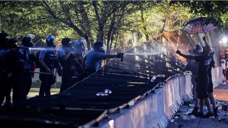 Irkçılık karşıtı protestoları, ABD'yi savaş alanına döndürdü