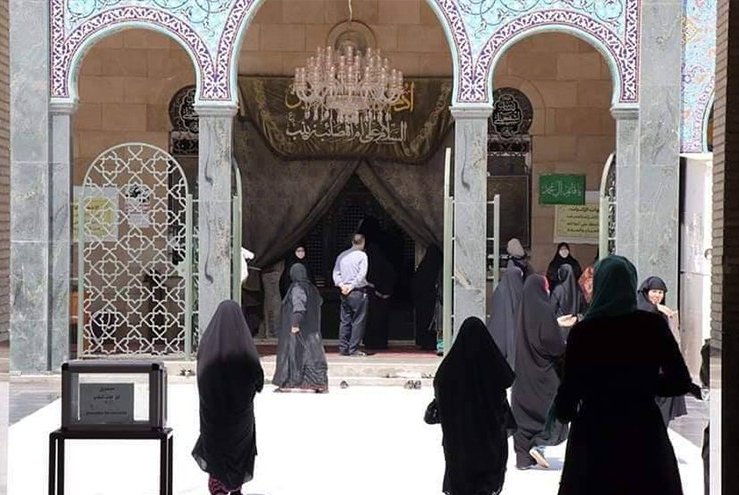 إعادة افتتاح مقام السيدة زينب (س) امام الزائرين