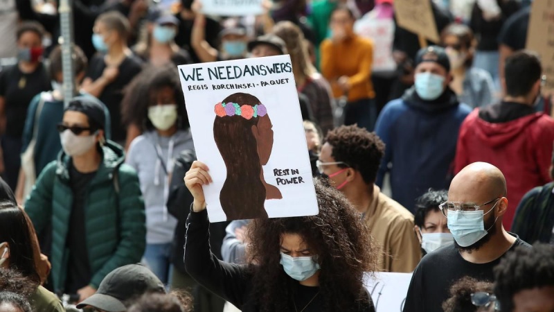 В канадском городе Торонто прошла антирасистская акция протеста
