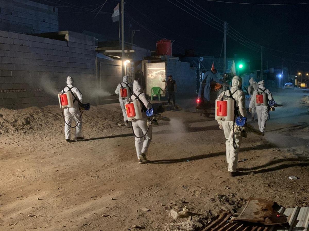 فرقة العباس تواصل حملات التعفير لمكافحة كورونا في مختلف محافظات العراق 