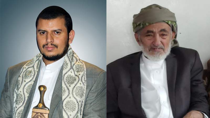 السيد عبدالملك بدرالدين الحوثي يعزي في وفاة العلامة "حسين مجدالدين المؤيدي"