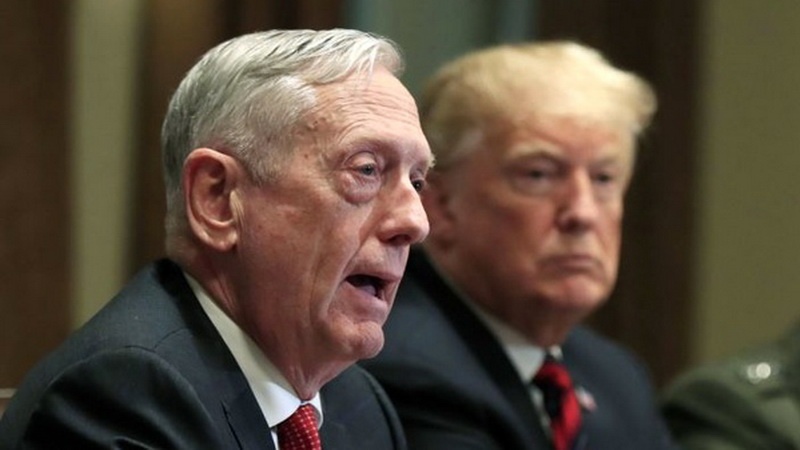 Трамп о генерале Мэттисе: Его сначала называли "Хаосом", потом прозвали "Бешеным псом"