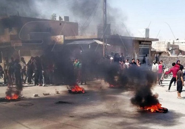 تجدد المظاهرات ضد قسد في الشدادي بريف الحسكة