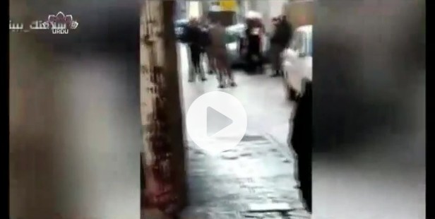 صیہونیوں کی جارحیت اور فلسطینیوں کے مظاہرے