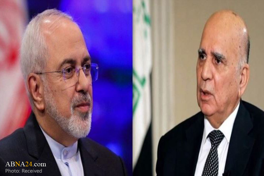Iran's Zarif, Iraqi new FM discuss mutual ties on phone