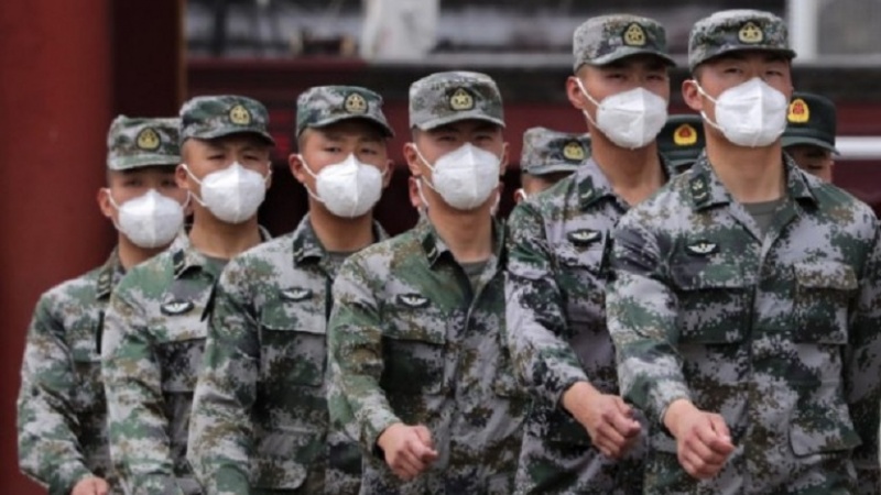中国数千名解放军士兵被调往到西北高原参与演习