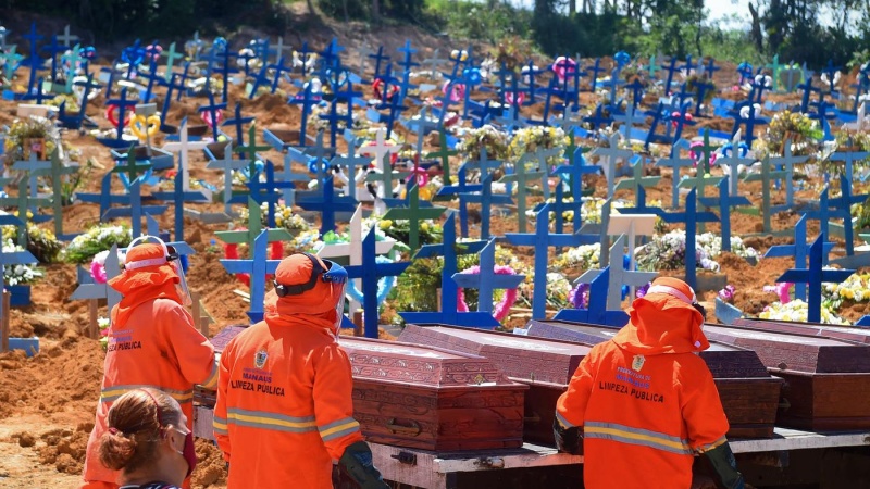 Brasile, al 2º posto per morti Covid