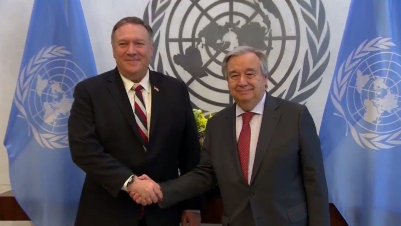 Pompeo spricht mit Guterres über Waffenembargo gegen Iran