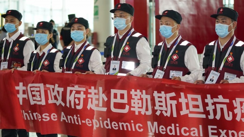 中国政府向巴勒斯坦派遣抗疫医疗专家组