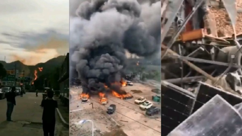 چین میں آئل ٹینکر میں دھماکہ، 19 ہلاک