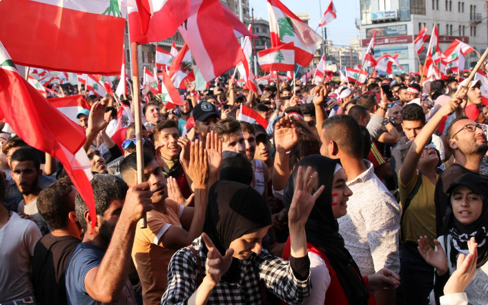 Mutum 42 Sun Raunana A Zanga-Zangar Lebanon
