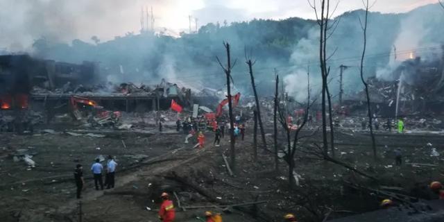 中国发生爆炸，造成19人死亡