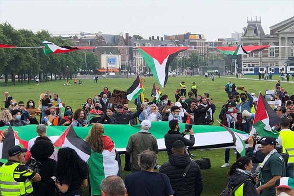 Ang Pagtipun-tipunin na Ginanap sa Netherlands sa Pagsuporta ng Palestine