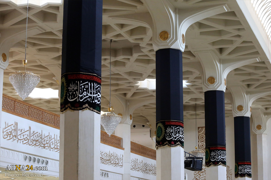 تقرير مصور / صحن المعصومة (ع) يتشح بالسواد بمناسبة ذكرى استشهاد الامام الصادق (ع)