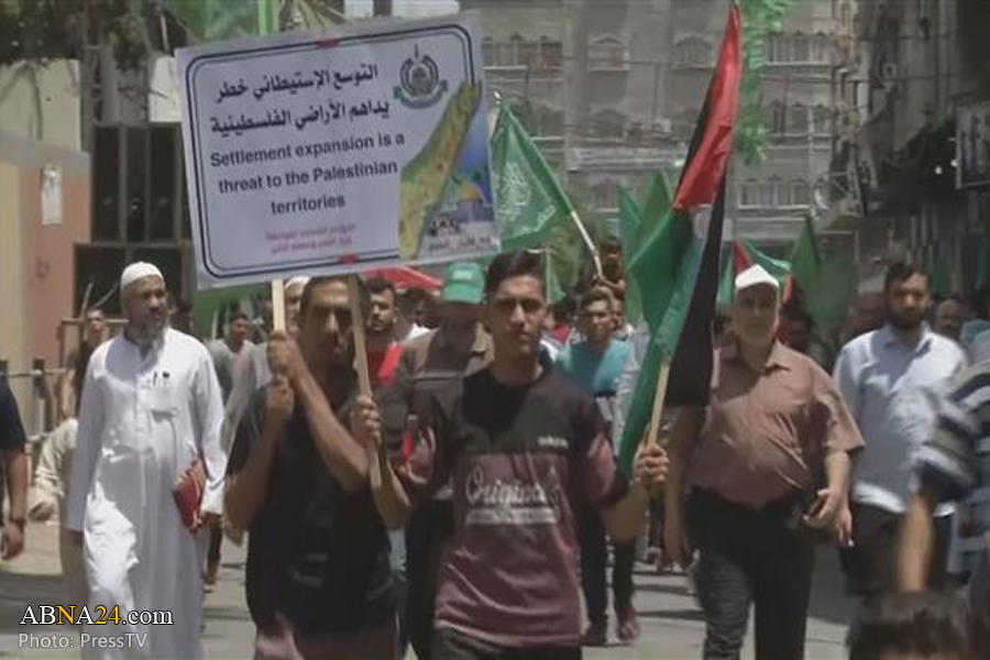 Hamas holds rally against Israel’s annexation plan