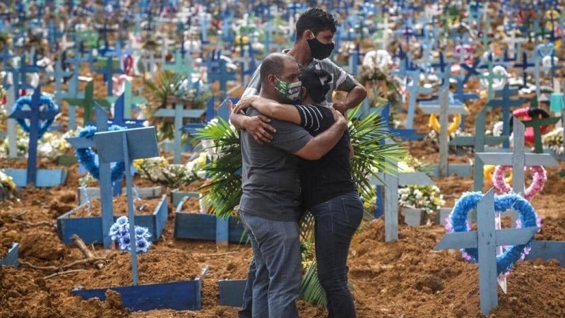ブラジルで、100万人以上が新型コロナに感染