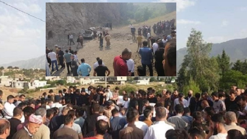 Irak'ın Kuzeyi'nde Türkiye'nin saldırıları protesto edildi