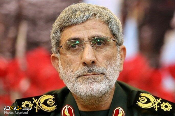 IRGC Quds commander vows to stand by Palestinian resistance movement like martyr Soleimani