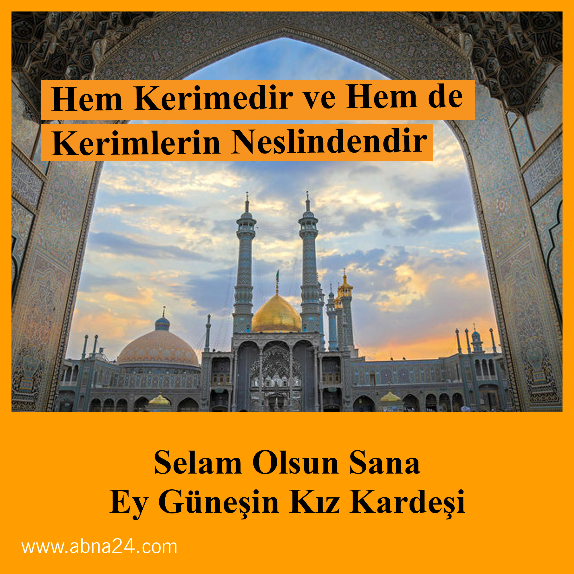 Hareketli Video / Selam Olsun Sana Ey Güneşin Kız Kardeşi