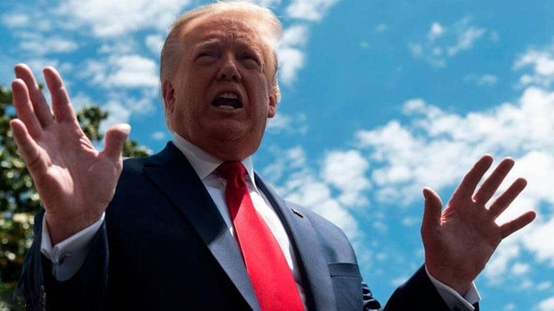 Trump'tan protestocular için 10 yıl hapis talimatı
