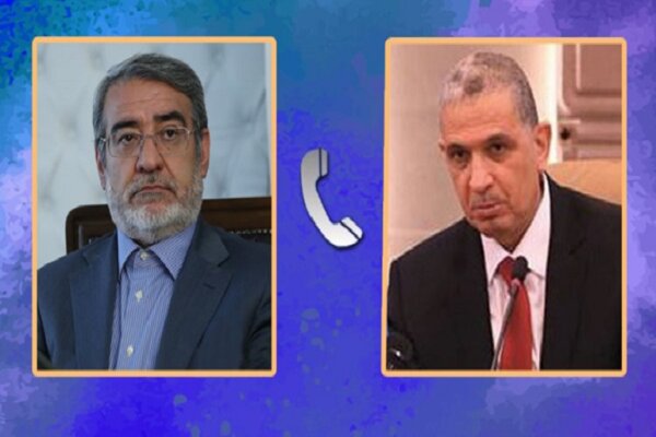 گفتوگۆی تەلەفۆنی وەزیرانی ناوخۆی ئێران و عێراق