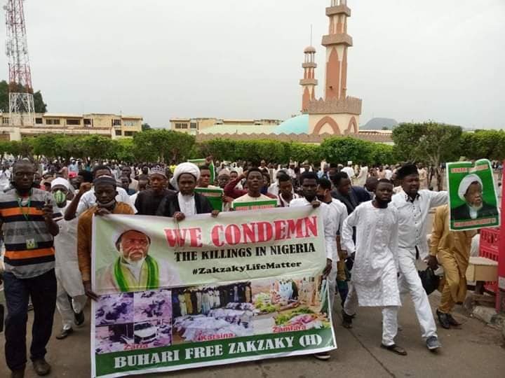 An Gudanar Da Gangamin Neman Sakin Sheikh Zakzaky A Arewacin Najeriya