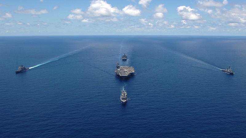 Militer AS Gelar Manuver di Laut Cina Selatan