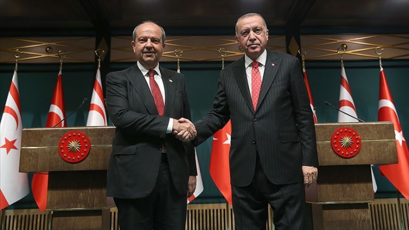 Erdoğan ile Tatar, Kıbrıs konularını görüştü