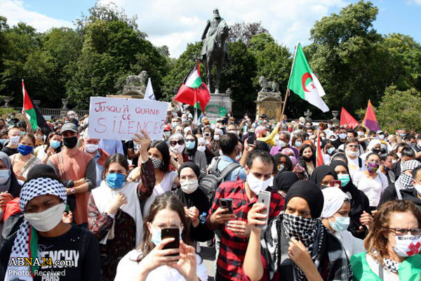 Photos: Belgians protest against Israeli plan to annex West Bank