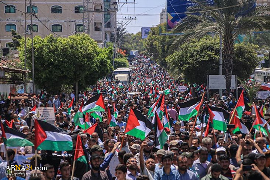 Palestinians protest Israel’s annexation plans in Gaza, Ramallah