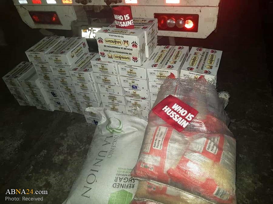 Photos: "Who is Hussain?" Kinshasa distributes food items, water, masks & sanitizers to orphanage