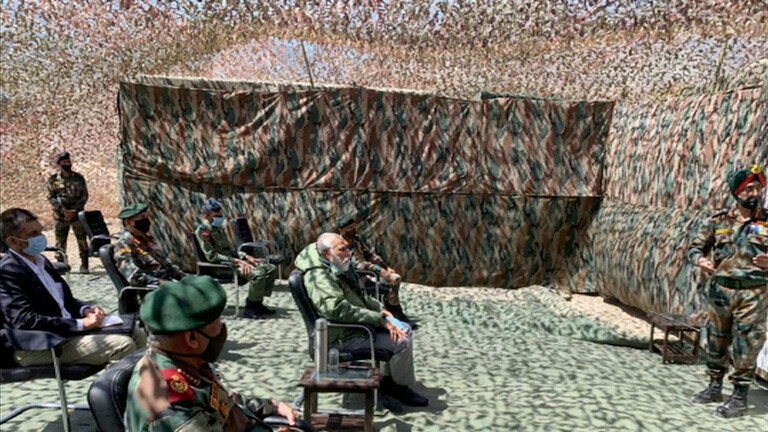الصين ترد على زيارة مودي الحدودية