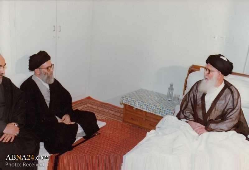 Rare video of Imam Khamenei participated at funeral procession of Grand Aytaollah Golpaygani