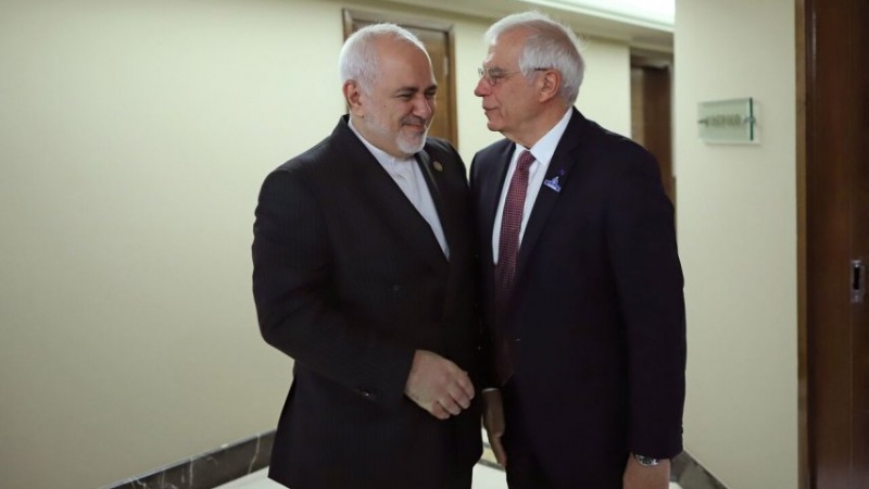 イラン外相がEU上級代表に書簡　「欧州は核合意遵守を」
