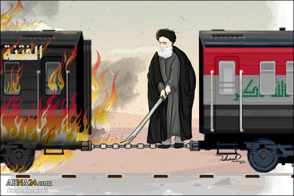 Infogarphy: Ayatollah Sistani; Savior Iraq from fire of seditions