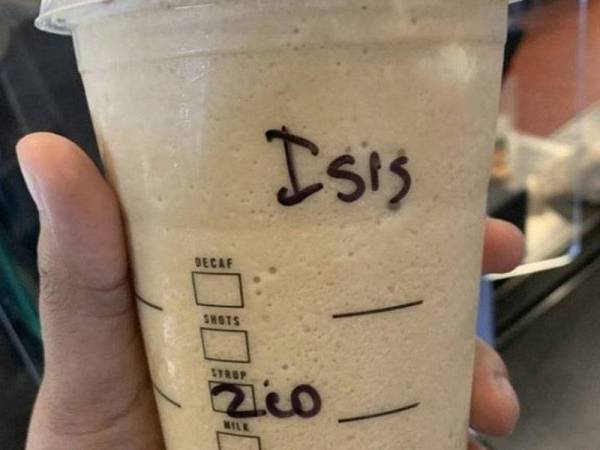 Pekerja Starbucks Tulis 'ISIS' Pada Cawan Pelanggan Islam