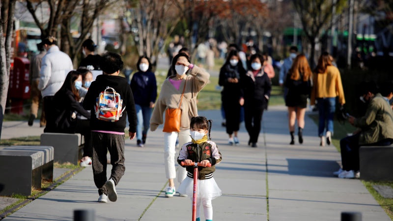 韓国で、新たに５０人が新型コロナウイルスに感染