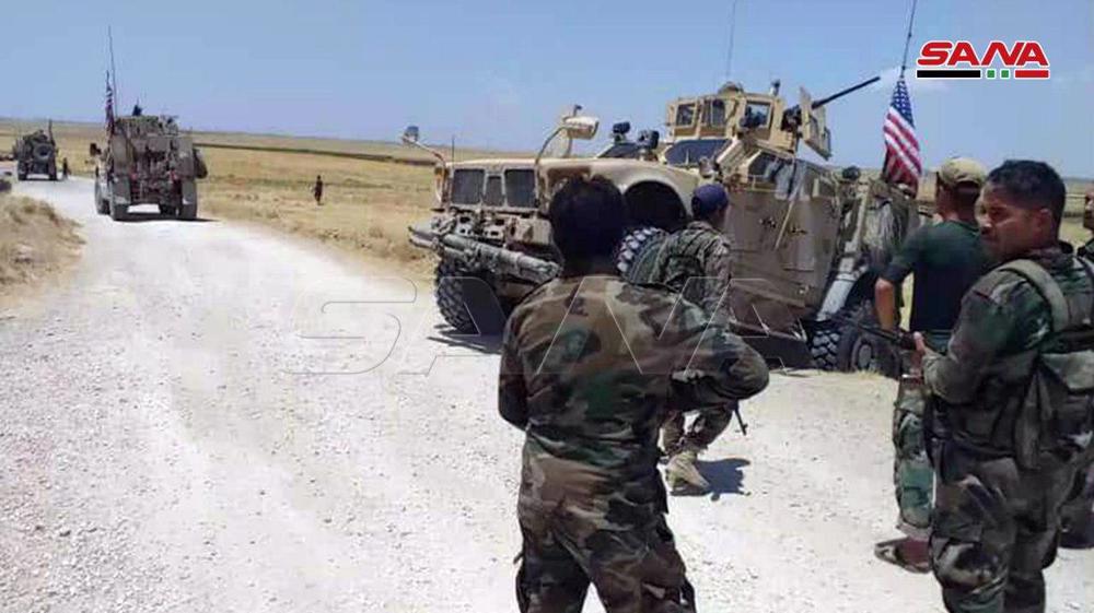 Tentera Syria Halang Konvoi Tentera AS