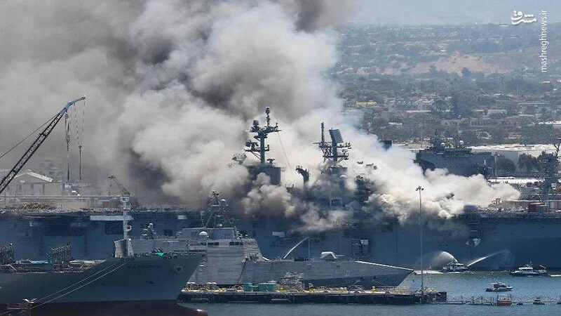 21 Pelaut AS Terluka dalam Insiden Kebakaran USS Bonhomme Richard