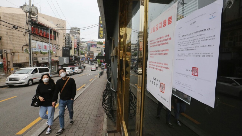 韓国で新たな新型コロナ感染者４４人　