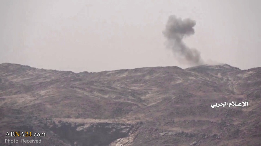 Video Yemen: Heavy explosion inside fortifications of Saudi mercenaries in Najran