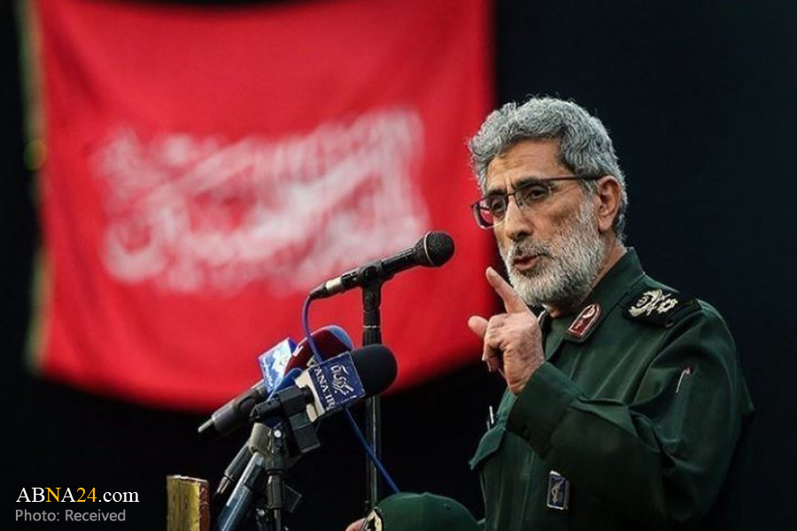 General Qa’ani: Tough days await America, Israel