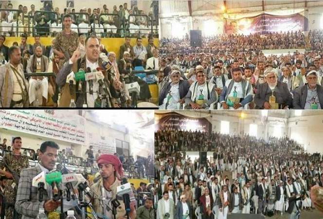 حكماء حجة يؤكدون استمرار التحشيد والتعبئة في مواجهة العدوان السعودي
