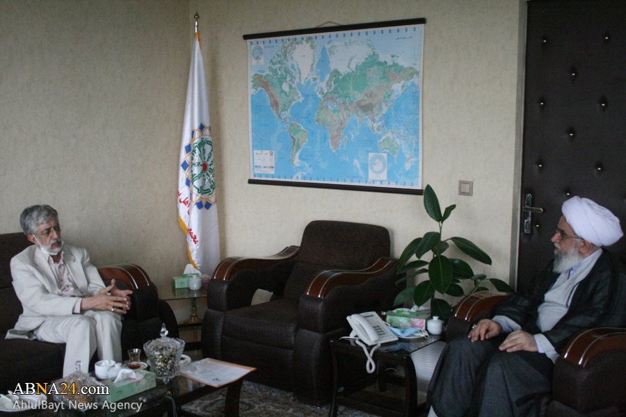 Photos: Dr. Haddad-Adel meet with Ayatollah Ramazani