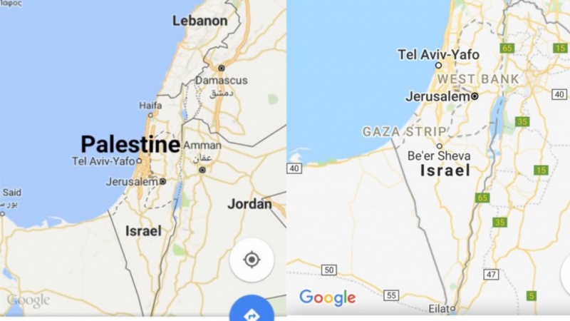 Wimbi la malalamiko mitandaoni baada ya Google kuiondoa Palestina katika ramani ya dunia