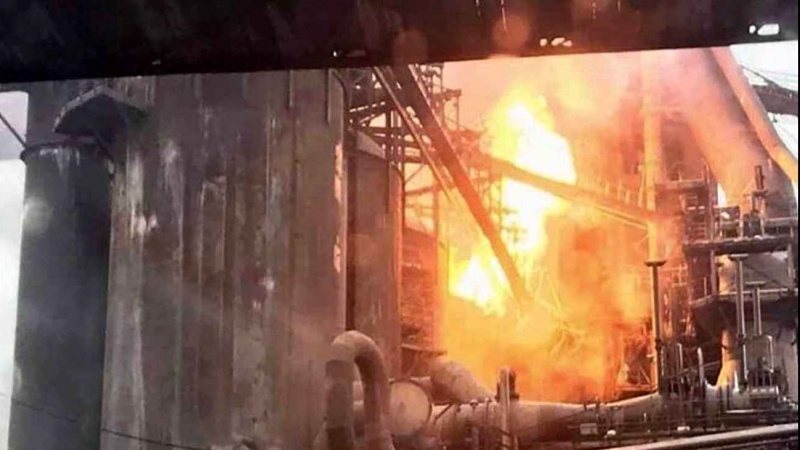 米インディアナ州の製鋼工場で爆発･火災が発生