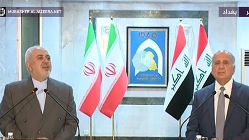 İran ile Irak dışişleri bakanları ortak basın toplantısı düzenlediler