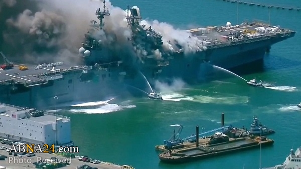 Analysis: Is invisible revenge behind US navy ship fire?