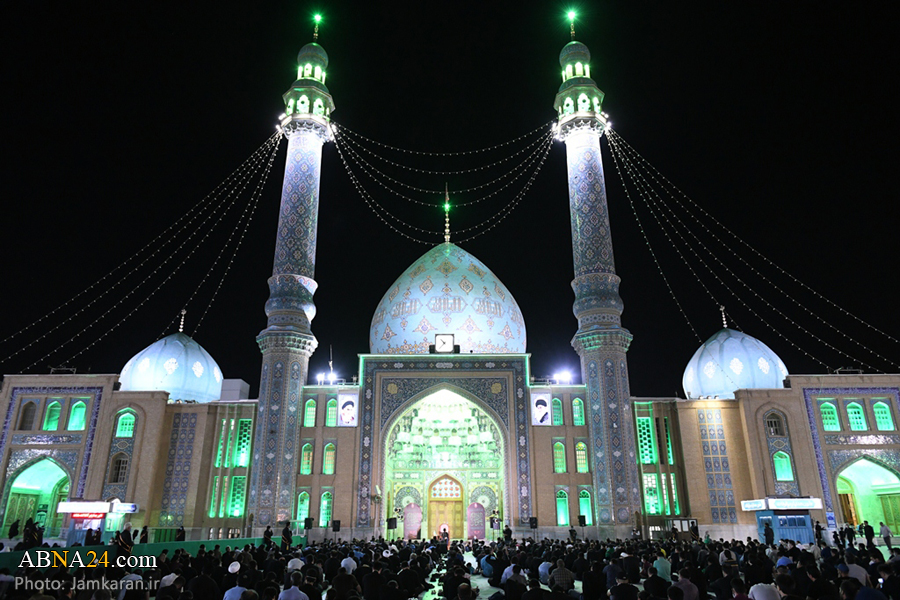 Photos: Mourning ceremony for martyrdom of Imam Jawad (AS) at Jamkaran mosque